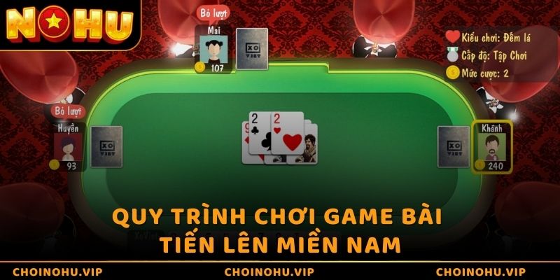 Quy trình chơi game bài Tiến Lên Miền Nam